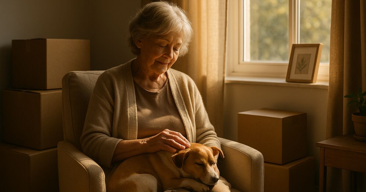 Moving a Sarasota senior with a pet: what families need to know